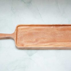 VKU1 089 Khay go co tay cam 38x12cm