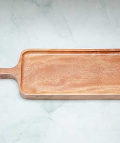 VKU1 089 Khay go co tay cam 38x12cm