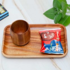 Khay gỗ chữ nhật nguyên khối - Gỗ xà cừ, nhiều size 12 Khay chu nhat 26x15cm