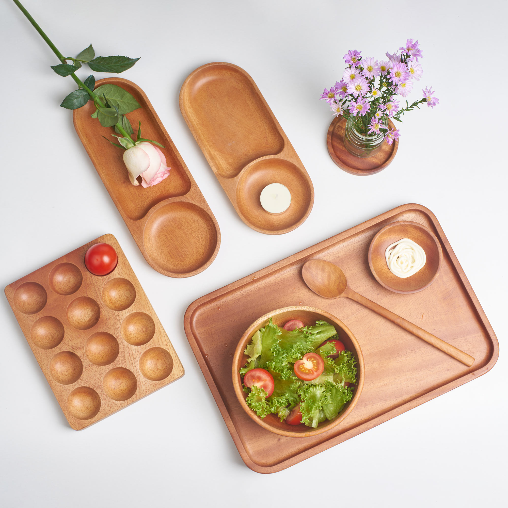 Khay Gỗ, Đĩa Gỗ Decor 3