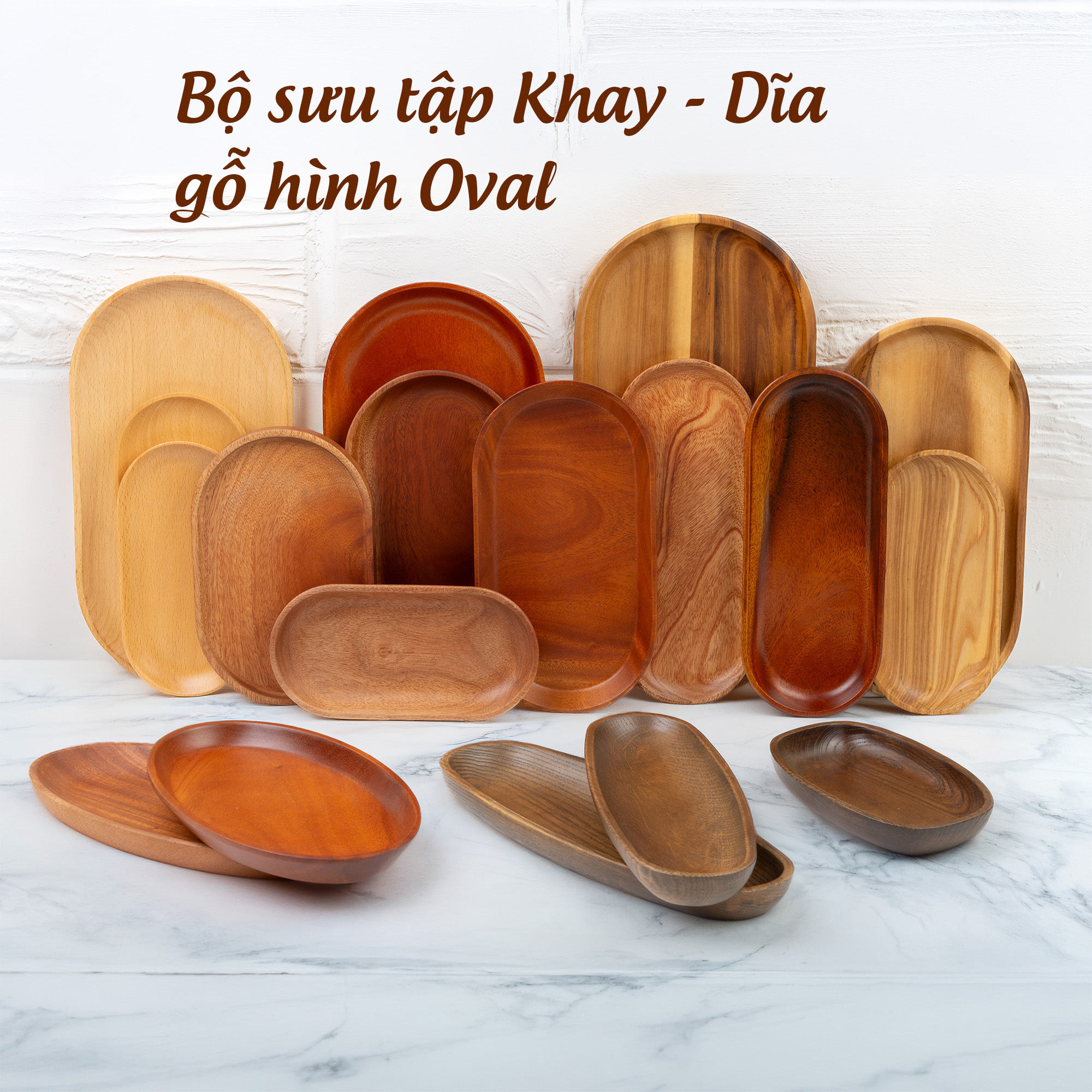 Khay Gỗ, Đĩa Gỗ Decor 2